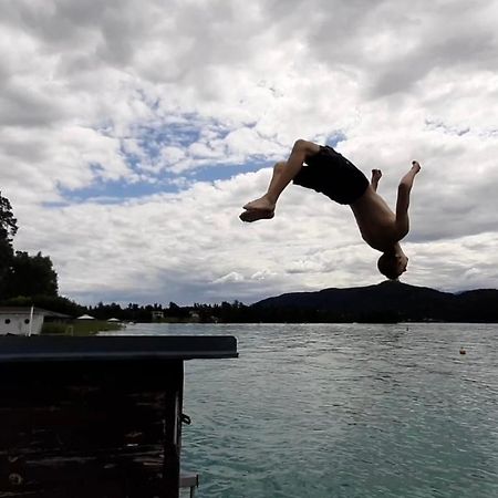 Ferienwohnung Seehaus Hochauer Direkter Seezugang Woerthersee Pörtschach am Wörthersee Exterior foto