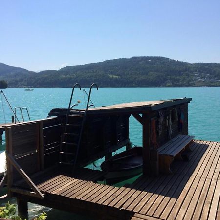 Ferienwohnung Seehaus Hochauer Direkter Seezugang Woerthersee Pörtschach am Wörthersee Exterior foto