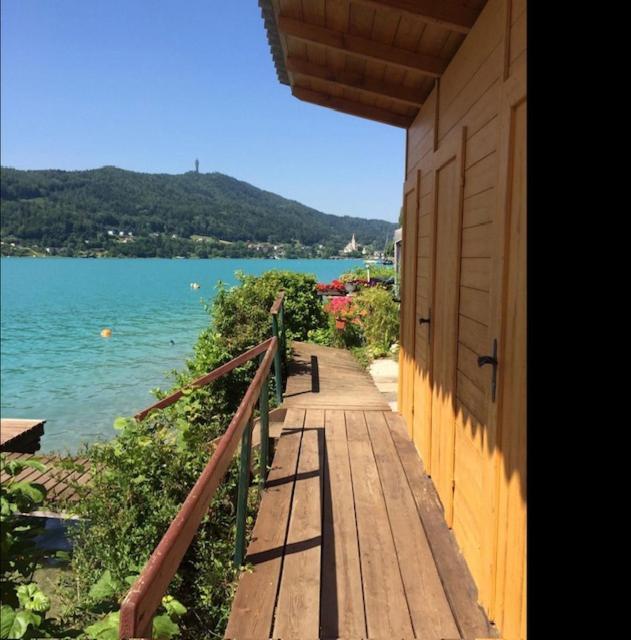 Ferienwohnung Seehaus Hochauer Direkter Seezugang Woerthersee Pörtschach am Wörthersee Exterior foto