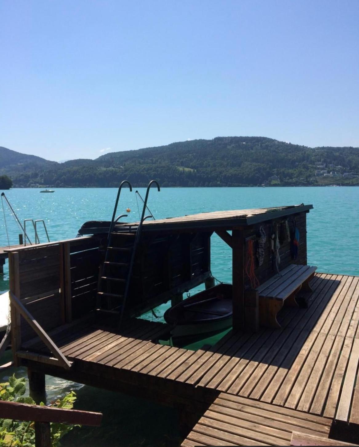 Ferienwohnung Seehaus Hochauer Direkter Seezugang Woerthersee Pörtschach am Wörthersee Exterior foto